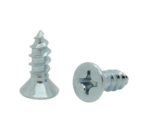 Image of BCP Fasteners 100 Qty #14 x 3 /4 inch Flat Head Zinc Coated Phillips Head Wood Screws (BCP69)