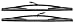 Windshield Wiper Blades - Pair - FJ40 - 1/75-10/84 - 11" - Aft Mrkt