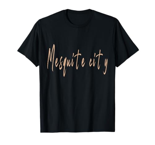 Mesquite City Texas Vintage design elegante Maglietta