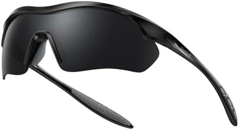 Lamicall Fahrradbrille Herren & Damen, UV400 Polarisierte Schnelle Brille | [22g TR-90 Ultraleicht] HD Multifunktionale Sport Sonnenbrille, Verspiegelte Sportbrille Fahrrad Brille
