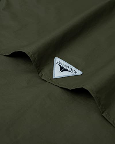 Image of Alimens & Gentle Short Sleeve Fishing Shirt Wicking Fabric Sun Protection Casual Button Down Shirts