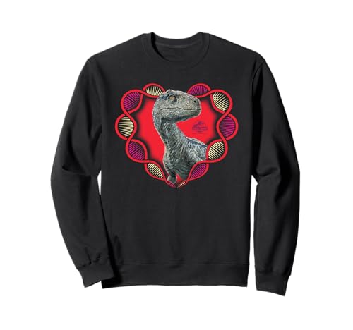 Sweat Jurassic World Blue Raptor Saint Valentin vêtement homme et femme