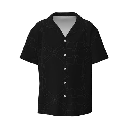 Chemise manches courtes homme Karate-Highkick pour l'été casual