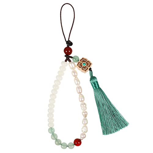 UKCOCO Cell Phone Lanyard Strap Chinese Style Tassel Pearl Beading ...