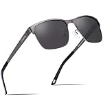 CARFIA – CARFIA Polarisierte Herren Sonnenbrille Metallrahmen UV 400 