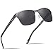 Produktbild CARFIA Polarisierte Herren Sonnenbrille Metallrahmen UV 400 Fahrerbrille Sportbrille Kategorie 3