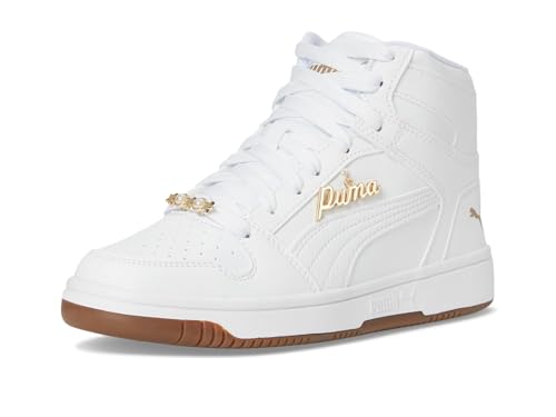 Image of PUMA Boys' Rebound Layup Mid Sneakers