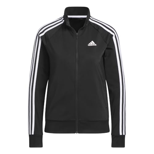 adidas Essentials Warm-Up Tricot Slim 3-Stripes Track Jacket (Plus Size) Women's2