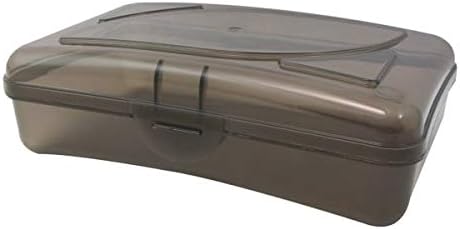 Cra-Z-Art Plastic School Box, 2-3/16"H x 5-3/16"W x 8"D, Assorted Colors