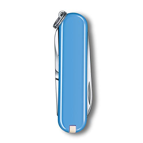 Image of Victorinox Swiss Army Knife - FRESH. STYLISH. COLORFUL SWISS CLASSICS - 7 Function, Multitool with a Pair of Scissors - Summer Rain, 58 mm