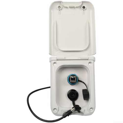 Boîtier étanche IP68 ABS avec connecteurs réseau et CC pour caravane