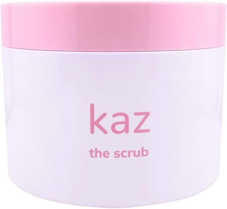 Waxness Kaz Esfoliante Corporal de Açúcar com Óleo de Melaleuca e Fragrância de Morango, 236 mL