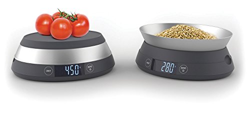 Joseph Joseph 2-in-1 Switch Digital Food Scale, 5 Kg/11lb max capacity, metric and imperial measures, LCD display – Gray by Joseph Joseph - Image 4