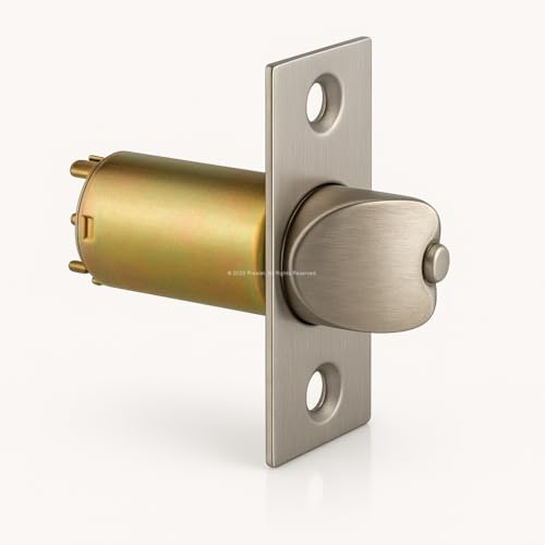 50 mm Paslanmaz Çelik Otel Tipi Kapı Dili, Gömme Kilit Mekanizması, Sessiz Geri Dönüşlü, Yaylı Sistem, İç Oda, Banyo Kapıları için Uygun, Evrensel Montajlı
