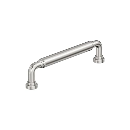Amerock Coble 5-1/16 inch (128mm) Center-to-Center Polished Nickel Cabinet Pull, BP37663PN by Amerock - Used condition - US$11.95