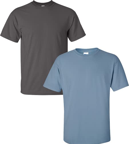 T-shirt en coton pour homme lot de 2 Gildan G2000 respirant et robuste XXL