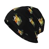 AbLaTe-Bluegill-Beanie-Hats, Black Beanie Caps Knit Hat Winter Hat for Men Women