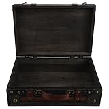 Idéal comme accessoire cadeau : cette boîte décorative en forme de valise est aussi une solution créative pour la photographie, les occasions spéciales, ou comme coffre de rangement décoratif ancien pour les amis et la famille