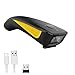 NETUM C750 Wireless Barcode Scanner Bluetooth Compatible Small Pocket USB 1D 2D QR Code Scanner for Inventory, Bar Code Image Reader für Tablet iPhone iPad Android iOS PC POS.