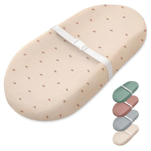 Blissful Diary Muslin Baby Changing Pad with Waterproof Lining