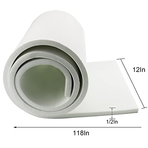 Image of DGSL Foam Insulation Neoprene Sheets with Adhesive, 12''W x 118''L x 1 /2''T