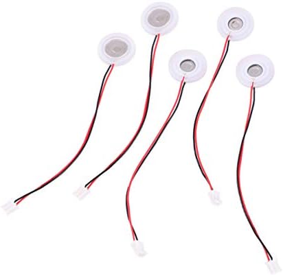 5pcs Atomizing Piece for Air Humidifier Replacement Atomizing Head Oscillating Plate for Piezoelectric Ceramic Portable Humidification Accessories White