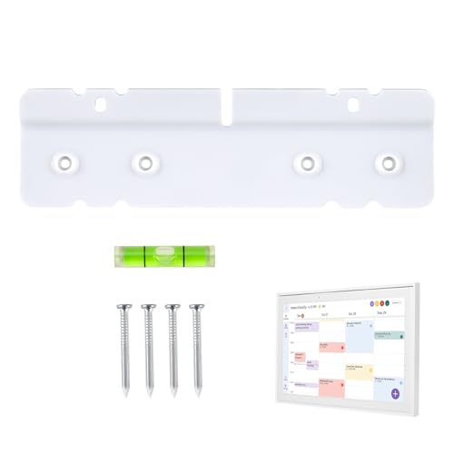 Wall Mount Compatible with Skylight Calendar No-Stud No-Drill Wall Mount for Smart Digital Calendar Easy to Install No Anchors or Screws Need Secure Hold Hardware Included (Hammer Not Included)