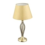Stile antico: la lampada impressiona con la sua base particolare realizzata in metallo - oro
