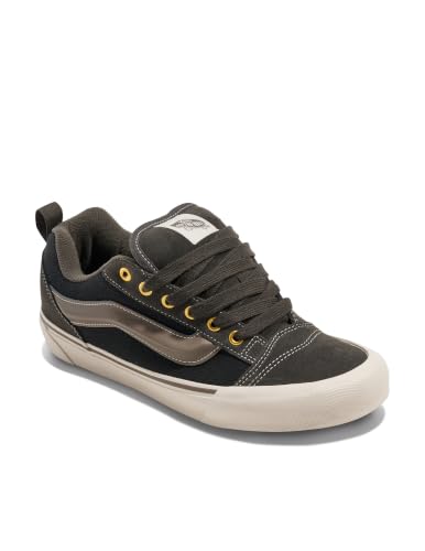 Vans Unisex Knu Skool Shoe, Workwear Black/Dark Gray, 13/14.5