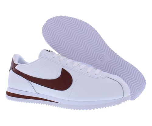 Nike Cortez Men's Shoes (DM4044-107, White/Dark Pony) Size 8.52
