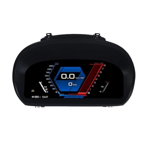 Odómetro LCD digital CarPlay compatible con BMW Serie 1 E81 E82 E87 E88 panel de instrumentos 3