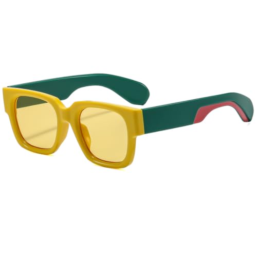 Lunettes de soleil polyvalentes color-blocking protection solaire intégrée UV