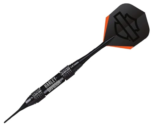 Harley-Davidson® 60231 Black Lightning Logo'd Steel Tip Dart (23-Grams)
