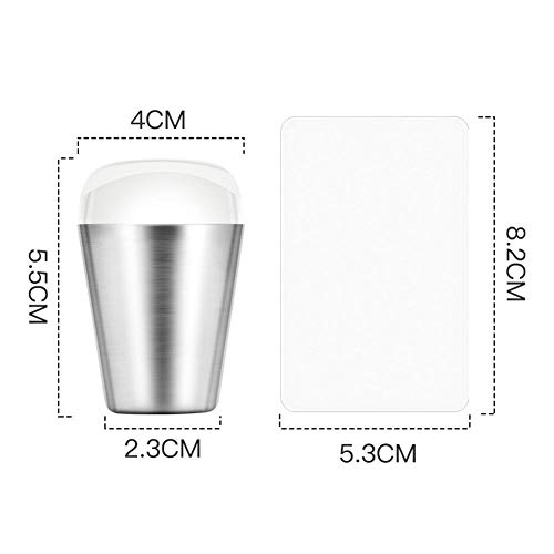 Stampini per unghie nail art, Kit raschiatore