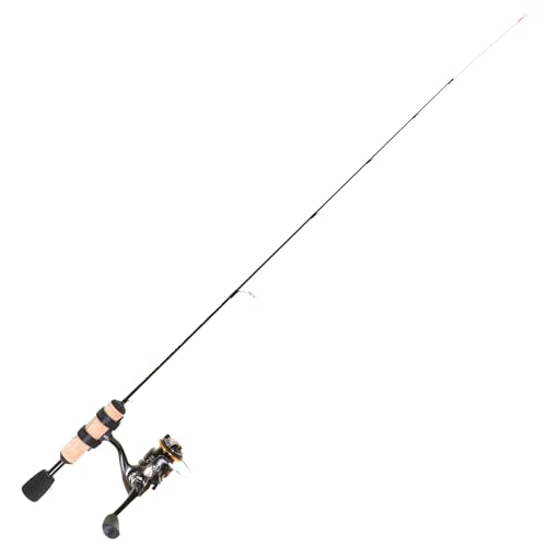 Dead Meat 28” Medium Light Ice Fishing Combo – Graphite Rod & Precision Drag Reel for Perch, Walleye & Panfish
