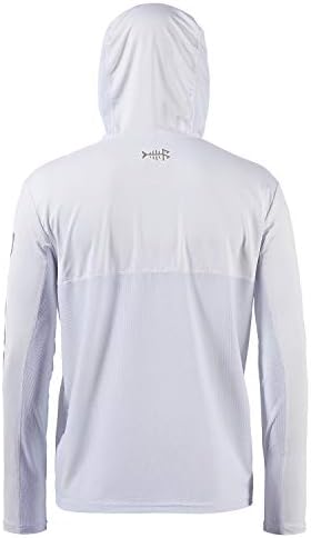Bassdash UPF 50+ Men’s UV Sun Protection Long Sleeve Performance Fishing Hoodie Hooded Shirts — view 3