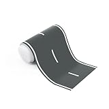 Residue-Free Road Tape for Kids & Toy Cars - 3.9x78.7 Inch Easy Peel No Damage Race Track Stickers, Tear by Hand for Floor & Wall, Birthday Party Decoration & Play Mat ﻿