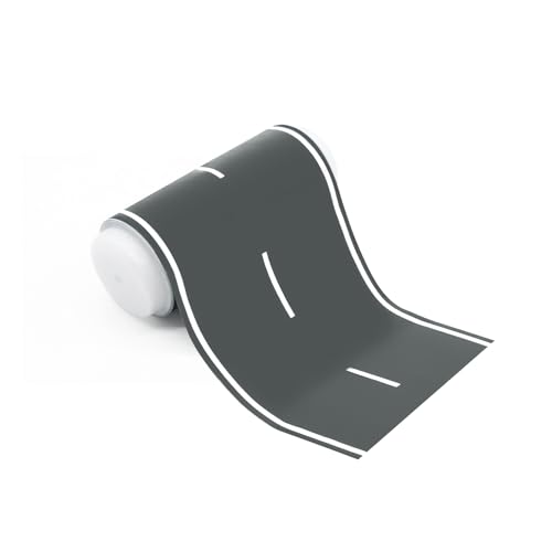 Wall Safe Car Road Tape for Kids 3.94 Inch Wide Easy Peel No Residue Track Floor & Wall Safe Raceway Stickers for Toy Cars Birthday Party Decorations 78.74inch