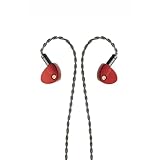 水月雨 Moondrop Aria 2 真紅 カナル型 イヤホン 有線 TiNセラミックドーム複合振動板 0.78mm 2Pinコネクタ リケーブル可能 真鍮製・金メッキ仕上げノズル