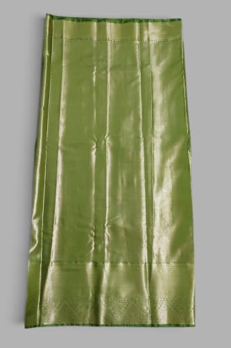 Generic peach dharmavaram silk saree – image 4