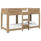 【Cama versátil para cualquier habitación】 Esta litera, pensada para ahorrar espacio, es ideal para cuartos compartidos o espacios pequeños. Ofrece áreas de descanso separadas en una sola unidad, perfecta para familias con varios niños. Su diseño adaptable se ajusta a diferentes estilos de vida de los niños.