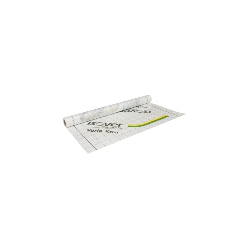 QEM Membrane Vario Xtra Rouleau 60m² - Membrane d'étanchéité pour isolation en Polyamide de 300 µm x 1,5 m x 40 m