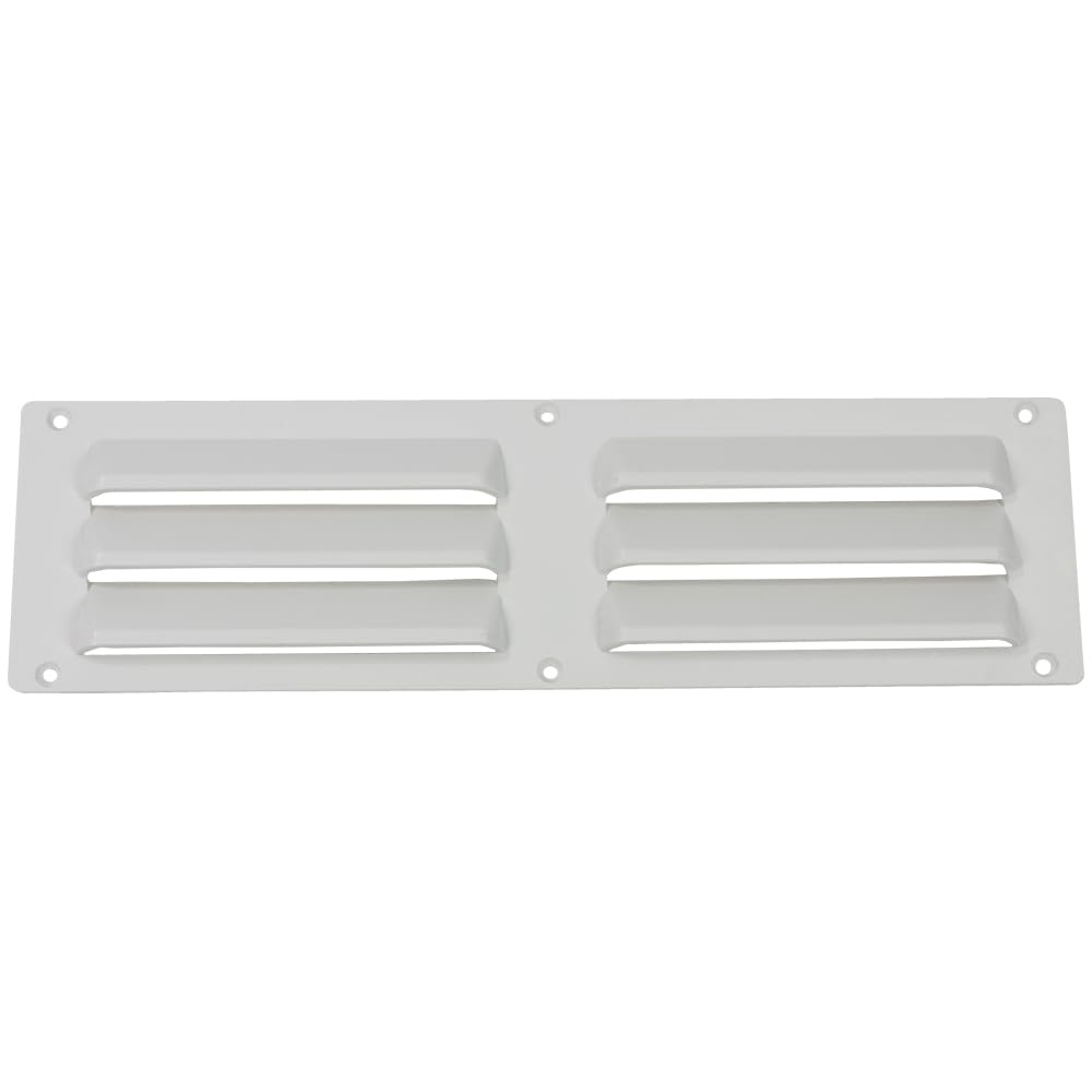 Griglia di ventilazione ventilatore scorrevole per roulotte camper caravan barca bianco 70 x 250 mm plastica