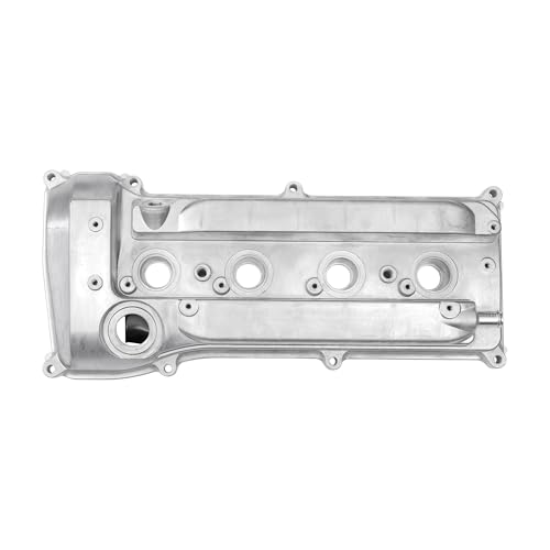 Partuto Engine Valve Cover No.1120128033/11201-0H010 Front Valve Rocker Cover for Toyota Camry 2.4L 2002-2011 Aluminum Alloy Silver Tone by Partuto - Used condition - US$50.89