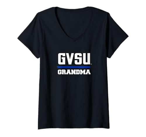Womens Grand Valley GVSU Lakers Grandma V-Neck T-Shirt
