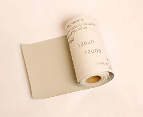 Micro-Mesh Finishing ROLL 6'' x 1 ft. 12000 grit Extra Fine CLOTH SANDPAPER
