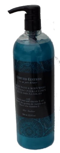 Pure & Basic Argan Bath & Body Wash Bliss Bonheur 33.8 oz Limited Edition