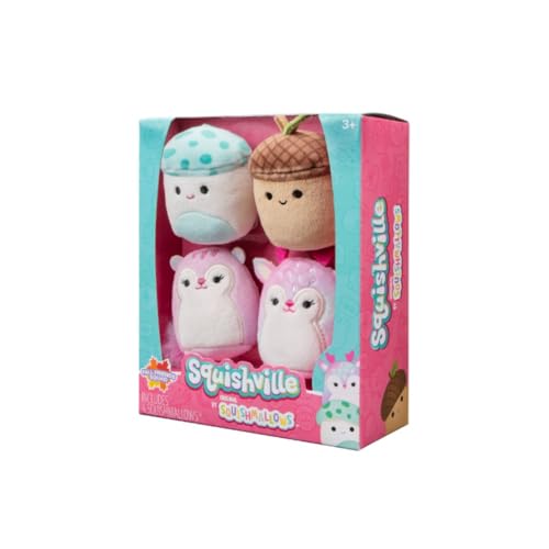 Squishville Fall Friends 4-Pack Plush Squishmallows Set - Image 3
