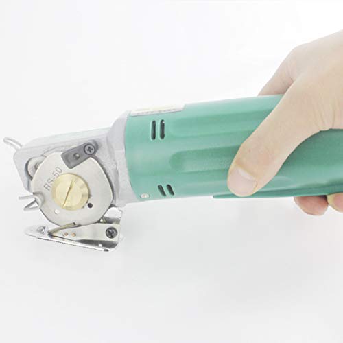 LeTkingok Electric Round Knife Cutting Machine for Clothing Leather