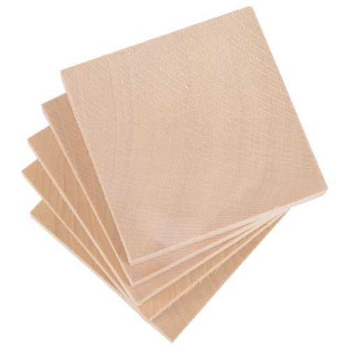 HAPINARY 5 Piezas Cuadrados De Madera Decoración Varilla De Pasador Bar Rodillo De Arcilla Posavasos Para Bebidas Manteles Individuales Mini Rodillo Posavasos De Copa De Coche